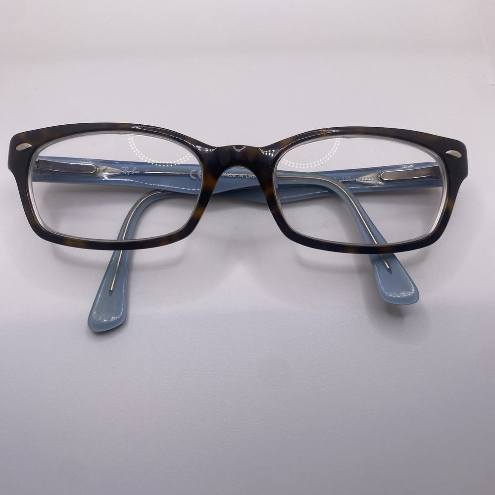 Ray-Ban Eyeglasses Women FRAMES ONLY RB 5150 50-19-135 Brown Tortoise Blue 485 - Picture 7 of 16